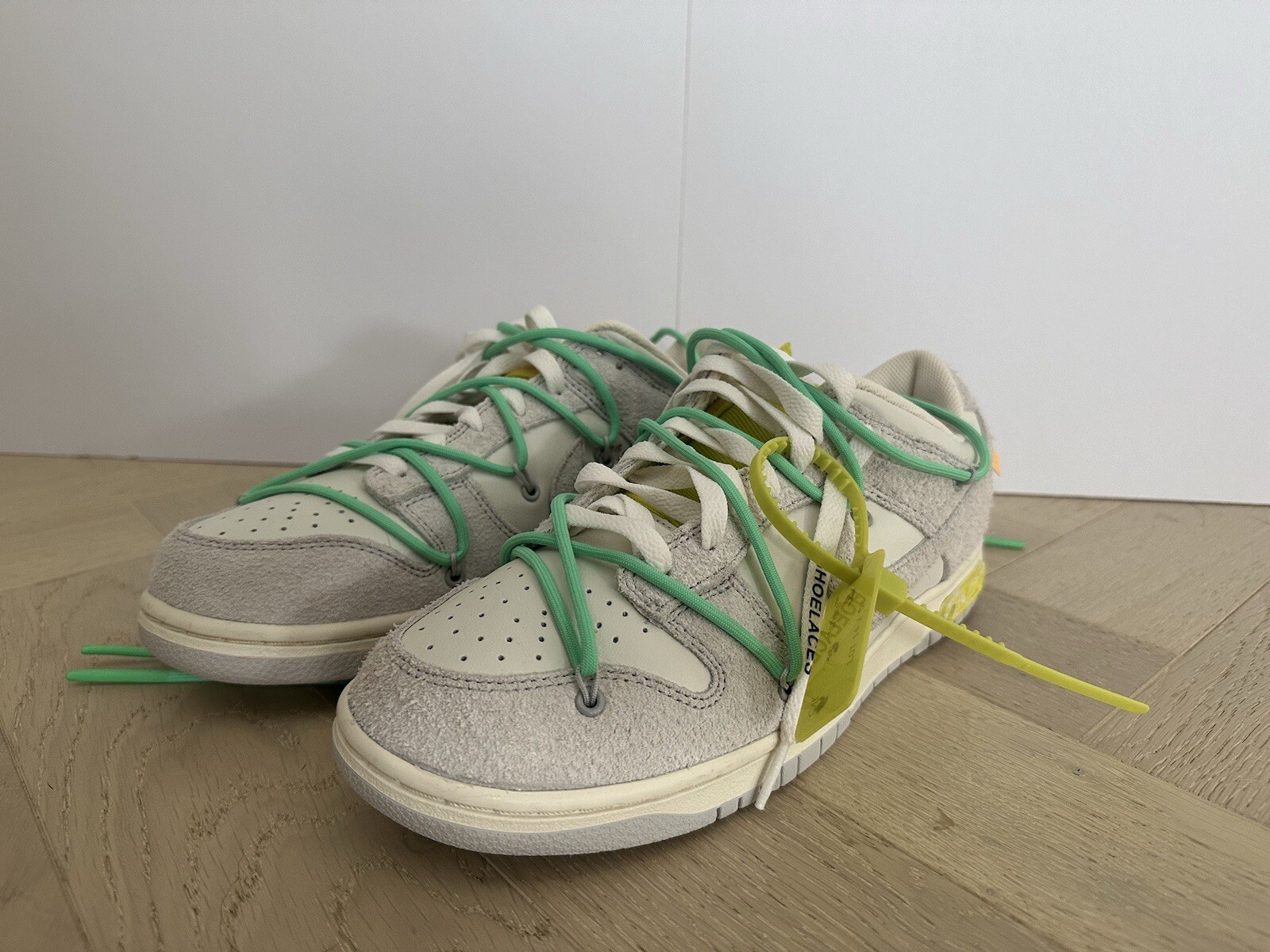 OFF WHITE X NIKE Taglia 10 Nike Off White x Dunk Low lotto 14 di 50