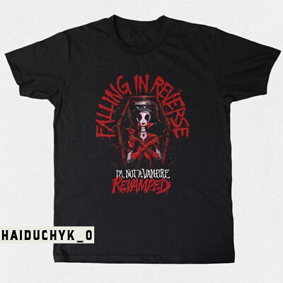 Falling In Reverse I'm Not A Vampire Unisex Black T-shirt Size S-5XL