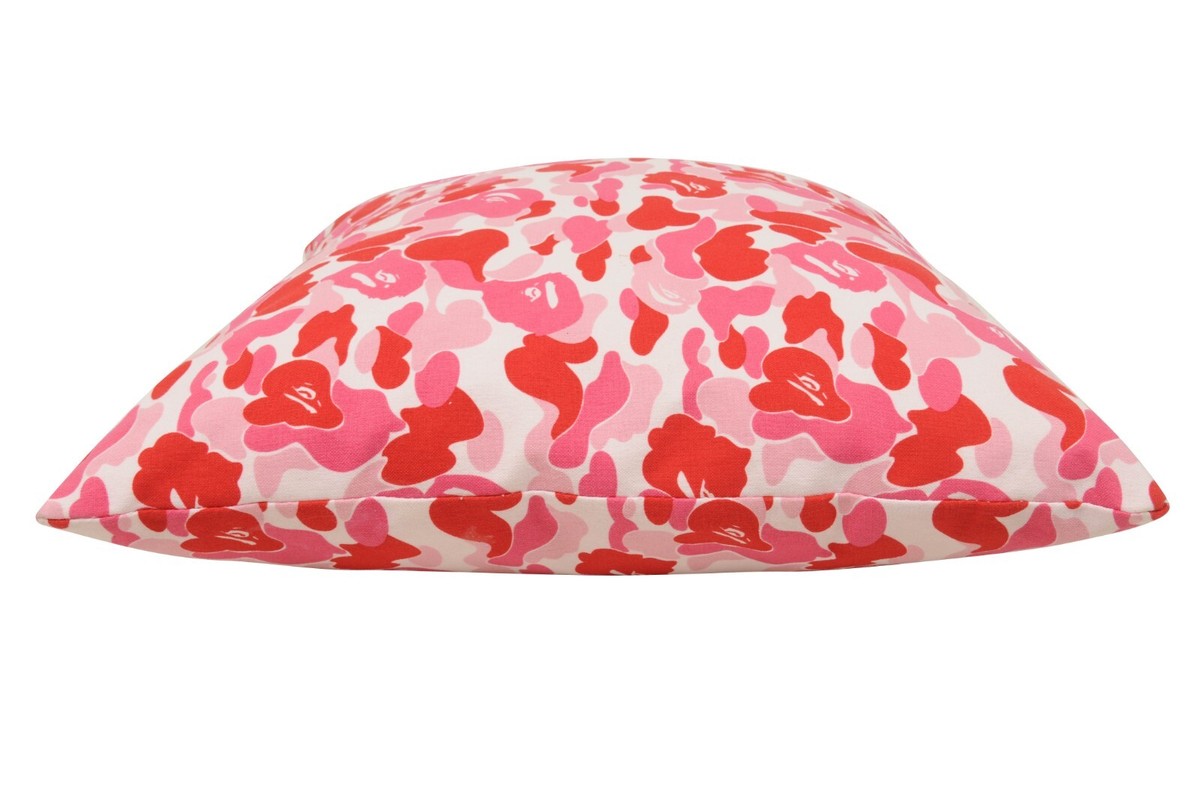 A BATHING APE クッション 限定値下げ A Bathing Ape Bape ABC Camo Pink White Red OG Pillow Cushion