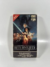 Star Wars Return Of The Jedi VHS 1983 CBS Fox Video Hi-Fi Red Label Movie Film