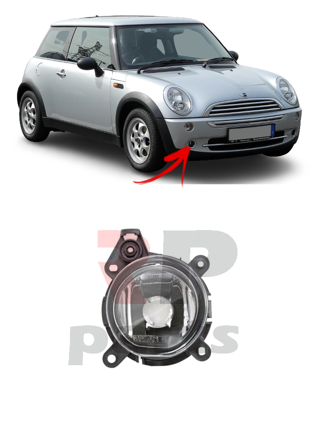 Couvercle De Buse Lave-phare Pour Mini R50 R52 R53 (2001-2006) - Côté Droit - Réf. 1DC18SZ0AB