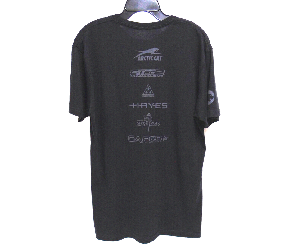 OEM Arctic Cat Snowmobile Race Tech TShirt Black L XL 2X 3X 531428X