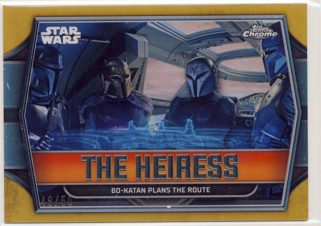 2024 Topps Star Wars Chrome Gold Refractor TH-4 The Heiress 49/50