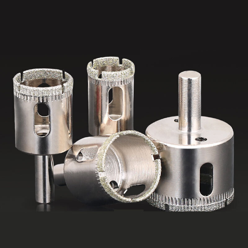 HIGHDRIL Diamantbohrer-Set 11-teilig – Für Fliesen, Granit, Marmor (6–65 Mm Inkl. Fasenbohrer)