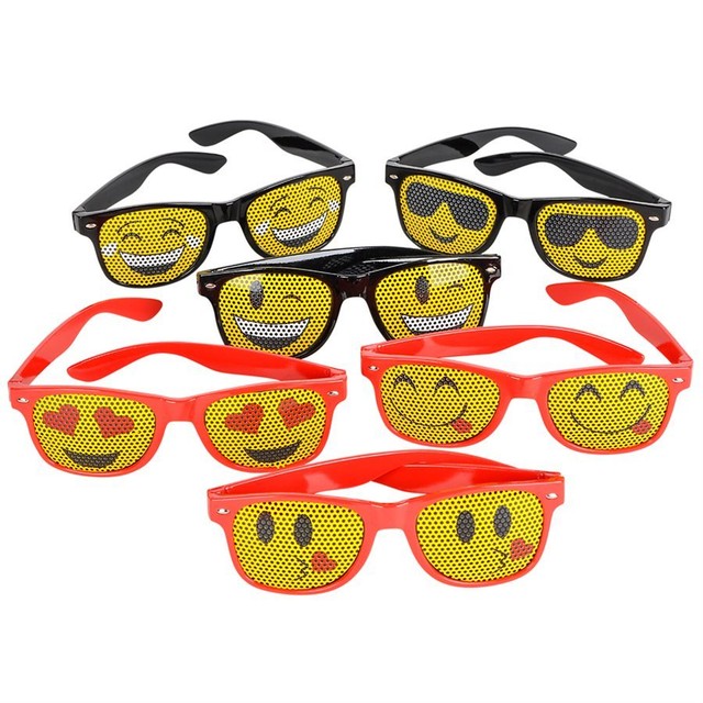 Mesh Emoticon Sunglasses (12 Pack) Party Novelty Emoji Sunglasses 1 Dozen eBay