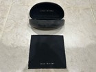 Joan Rivers Sunglass Eyewear Hard Case Cleaning Cloth Faux Snakeskin Gray Black — photo 1