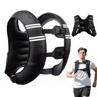 10KG Weighted Vest Gym Exercise Fitness Strength Training W/Reflective Strips