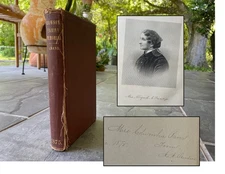 1875 RAWSON Family Memoir Edward Genealogy EB Crane Antique Book MAINE NOTABLES