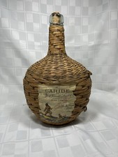 Ron Caribe Rum Wicker Wrapped Basket Bottle E...