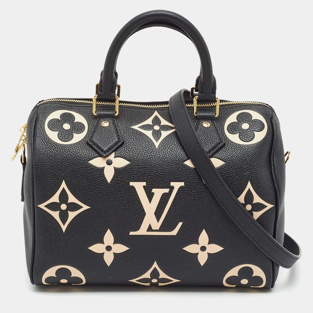 Louis Vuitton Speedy Bandouliere 25 Bicolor Monogram Empreinte