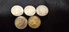 Lot (5) KENNEDY HALF DOLLARS 90% SILVER 1964
