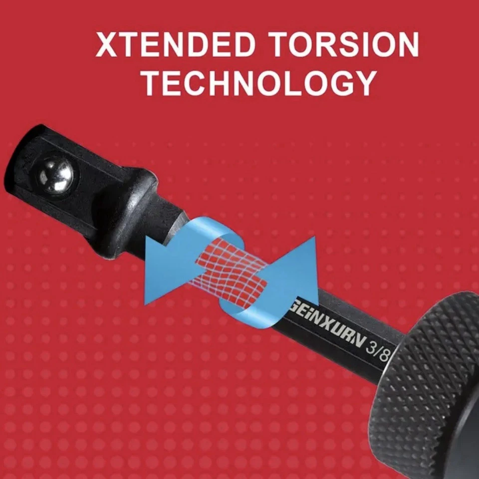 Stecknuss Bit Adapter Sechskant-Antrieb auf 1/4", 3/8", 1/2" Vierkant-Abtrieb - Bild 4 von 4