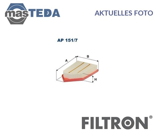 AP 151/7 MOTOR LUFTFILTER MOTORFILTER FILTRON FÜR FORD FIESTA VII,PUMA