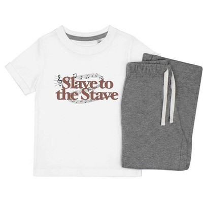 Kinder Nachtwäsche-/Pyjama-Set ''Slave To The Stave'' (KP058694)