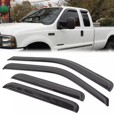 For Ford F250 F350 Super Duty Crew Cab 99-16 Window Visor Rain Guards Vent Shade