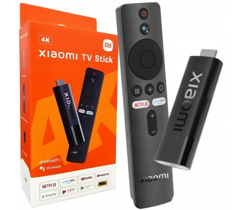 XIAOMI MI TV STICK 4K CHIAVETTA ANDROID TV 9.0 SMART TV NETFLIX PRIME DAZN MDZ27