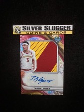 2024-25 Tamin Lipsey Bowman Best Jumbo Relic Patch Auto Refractor Iowa State