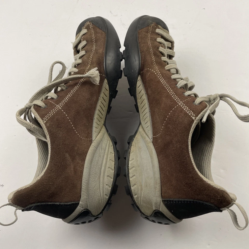 Zapatos Scarpa Mojito Hombre’s 8 Mujer’s 9 Marrón Gamuza Vibram Senderismo Parte Superior Baja Con Cordones Foto 4 de 4
