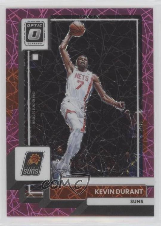 2022-23 Panini Donruss Optic Pink Velocity Prizm 29/79 Kevin Durant #9 14t3