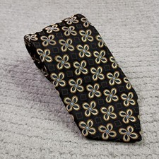 ROBERT TALBOTT BEST OF CLASS SILK TIE MULTICOLOR METALLIC Floral 3 3/4 60