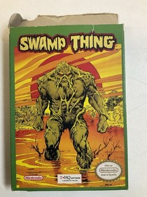 Swamp Thing Nintendo NES 1985 Tested Working Complete With Box Manual