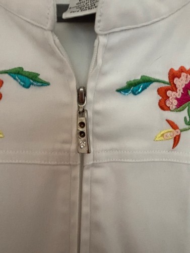 Quacker Factory Embroidered Jacket Unique And Colourful Size XL - Picture 3 of 6