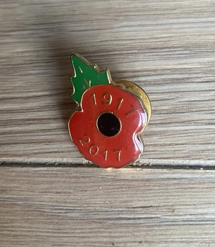 Remembrance Pin Badge WW1 Centenary 1917-2017