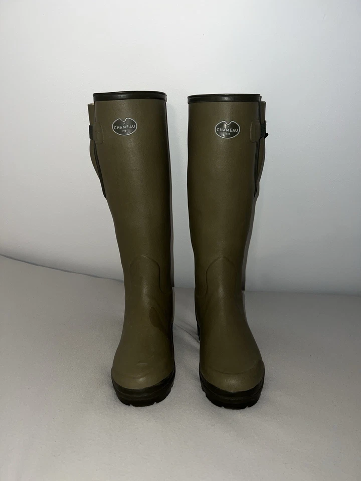 Le Chameau Damen Gummistiefel Vierzonord Naturkautschuk Gummistiefel - Bild 3 von 4