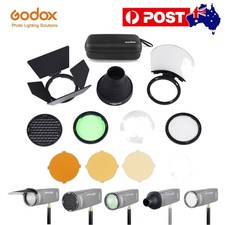 Godox AK-R1 Barndoor Snoot Grid Diffuser Ball Kits for V1 H200R Round Flash Head