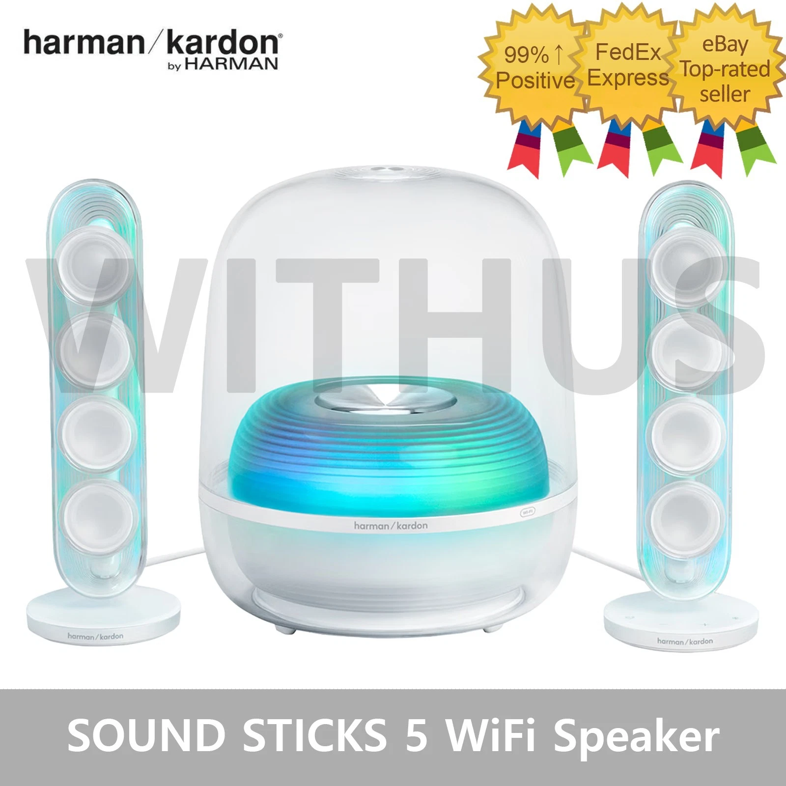 Harman Kardon SOUND STICKS 5 WiFi Speaker 190W with HDMI ARC New