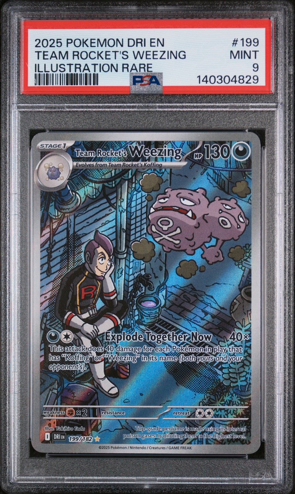 Team Rocket's Weezing #199