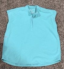 FIGS Rafaela Oversized Scrub Top Green Women Large Shirt Medical
