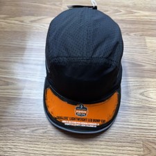 Ergodyne Hat Cap Strap Back Black Skullerz Lightweight LED Bump Cap Work Mens