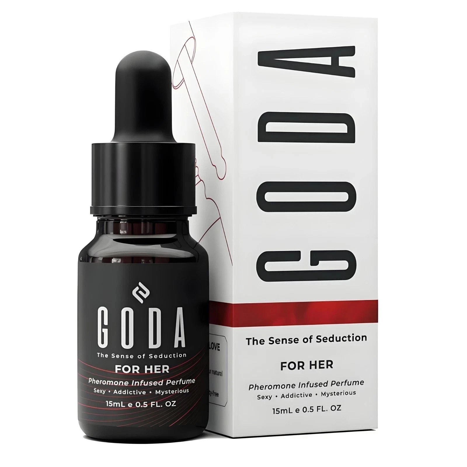 GODA For Her Pheromone Perfume For Women with Jasmine and Rose 15ml / 0.5 fl oz