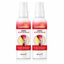 Caldelixir 2x1 Crema Effetto Caldo Massaggio Articolare Muscolare Naturale 100%