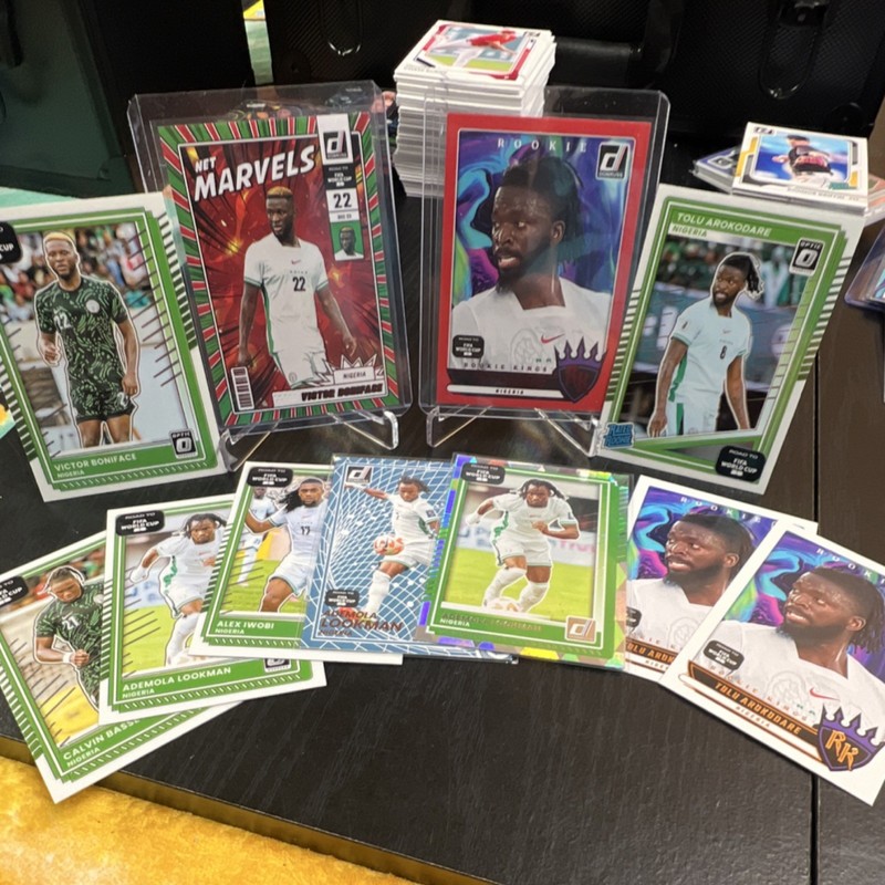 2026 Donruss Optic Road to FIFA World Cup Nigeria Card Lot (11) 