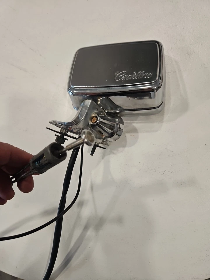 Espejo termómetro puerta lateral del conductor 1977-1979 Cadillac Coupe Deville LH 77 78 Foto 2 de 4