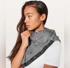 Lululemon Vinyasa Scarf Space Dye Grey Black Wrap Shawl — photo 1