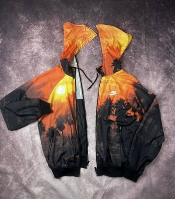 Rare NIKE Vintage L.A. Sunset Split Zip Windbreaker Track Jacket
