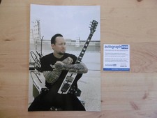 Michael Poulsen "Volbeat" autograph signed 20x30 cm photo ACOA