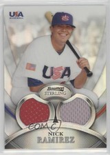 2010 Bowman Sterling USA Baseball Relics Dual Refractor 84/199 Nick Ramirez 0jd0