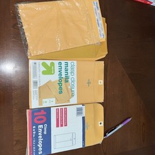 6x9 In Clasped Envelopes Brown Kraft Count 25