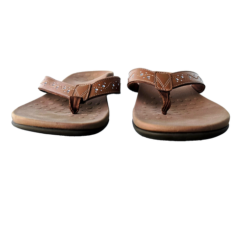 Vionic Aliza Tan Sandals / Flip Flops 9M - Picture 3 of 7