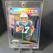 2024 Panini Prizm Premier Jerseys Rookie Xavier Legette Panthers #PJ-XLE