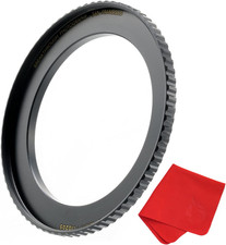 77Mm to 82Mm Step-Up Lens Adapter Ring for Filters, Made of CNC Machined Brass w