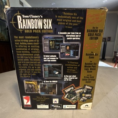 Tom Clancy's Rainbow Six: Gold Pack Edition PC Game Mission Pack Manual Included
