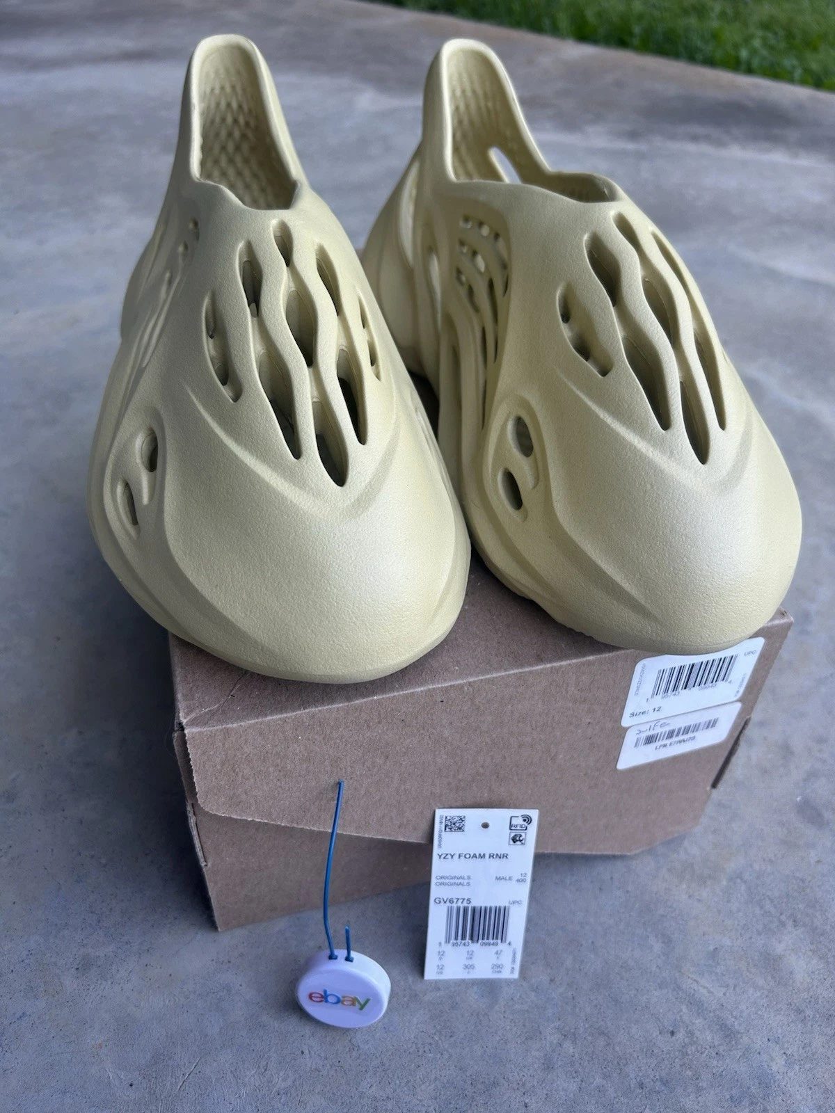 Yeezy Foam Runner Zolfo Taglia 12 GV6775 GV 6775