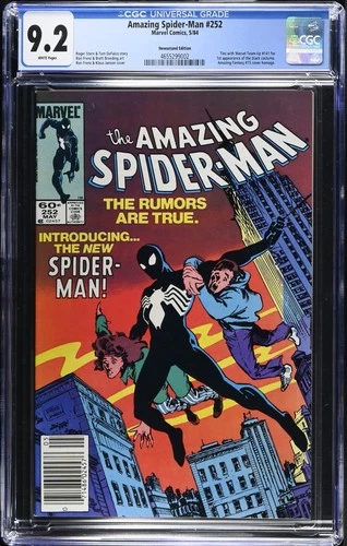 Amazing Spider-Man #252 CGC 9.2 White Pages Newsstand Edition
