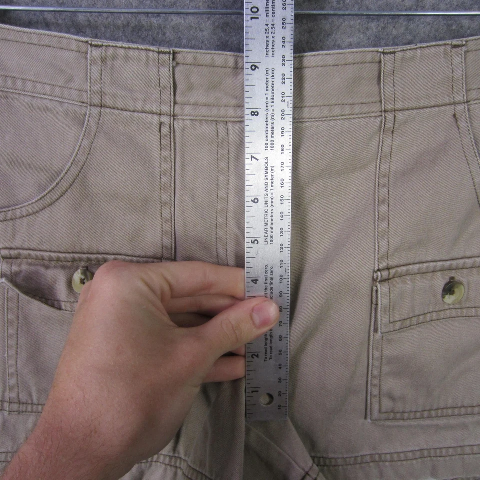 Pantalones Cortos Moda International Para Mujer 6 Bolsillos de Carga Utilitarios Verano Informales Foto 4 de 4