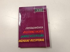 RADIO - RFT Empfängerröhren - Original Katalog k2